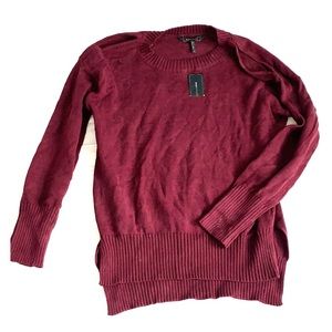 BCBGMAXAZRIA Cold Shoulder Pullover